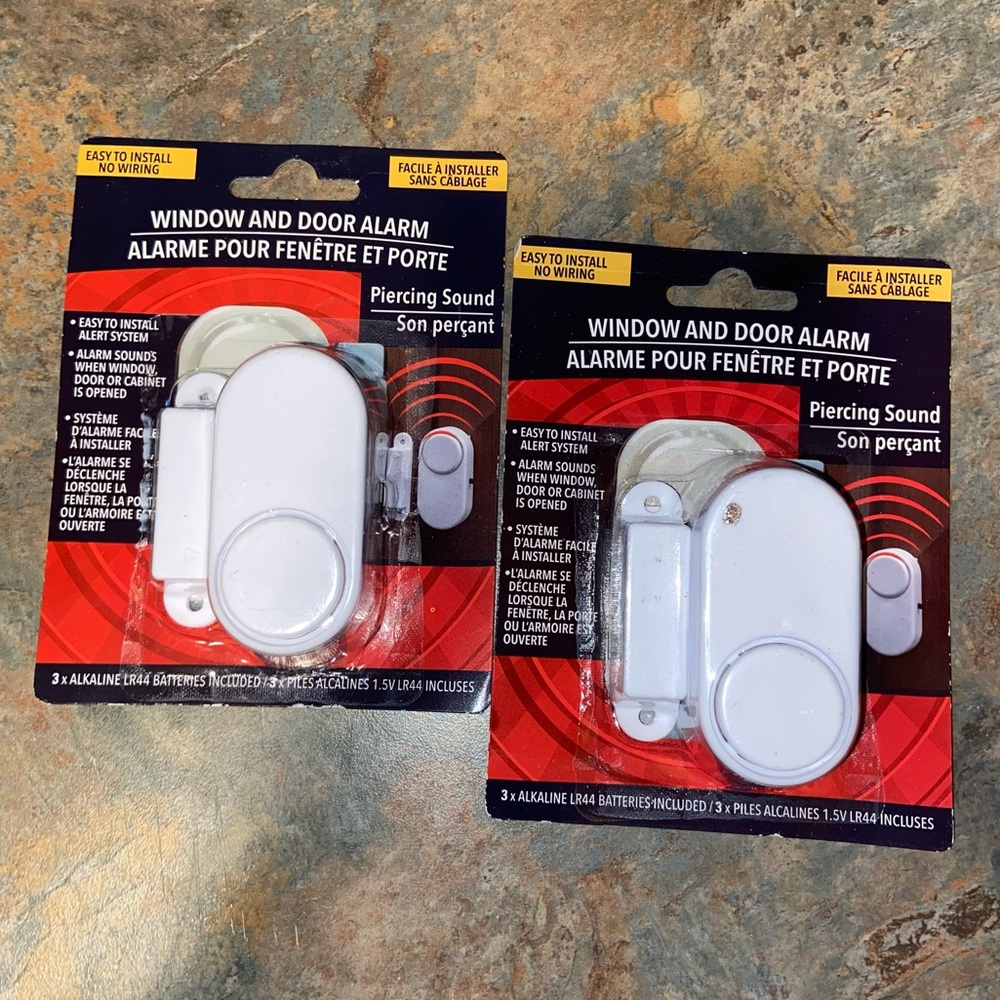 WINDOW AND DOOR ALARM TWO PACK